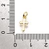 Brass Enamel Charms KK-C106-04G-09-3
