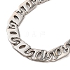 Tarnish Resistant 304 Stainless Steel Mariner Link Chain Bracelets BJEW-B078-53P-2