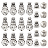 Tibetan Style Alloy 3 Hole Guru Beads LS-FIND-TAC0017-34A-2