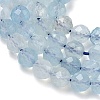 Natural Aquamarine Beads Strands G-B168-A02-4mm-4