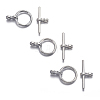 Tibetan Style Toggle Clasps LS-TIBE-AB2035Y-N-NF-3