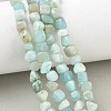 Natural Flower Amazonite Beads Strands GG-CBA9392-14-1