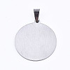 Non-Tarnish 201 Stainless Steel Quote Pendants X-STAS-T044-221P-2