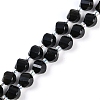 Natural Golden Sheen Obsidian Beads Strands G-L579-07B-1