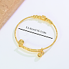 Minimalist Brass Bangles LS-GO3515-5