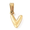 316L Surgical Stainless Steel Charms STAS-G315-01G-V-1