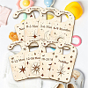 Wood Baby Closet Size Dividers AJEW-WH0352-006-4