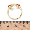 Brass Finger Rings RJEW-C165-02G-5