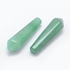 Natural Green Aventurine Pointed Beads G-E490-C10-2