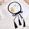 Handmade Imitation Leather Braided Rope Tie Belts AJEW-WH20006-398A-4