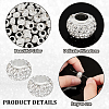 100Pcs Polymer Clay Rhinestone European Beads RB-PH0001-54A-3