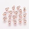 Brass Cubic Zirconia Charms ZIRC-P068-01RG-1