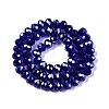 Electroplate Glass Beads Strands EGLA-A044-T8mm-A06-3