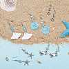 DIY Ocean Theme Earring Making DIY-SC0008-63-4