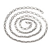 304 Stainless Steel Rectangle Link Chains CHS-S012-26P-A-2