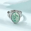 Adjustable 304 Stainless Steel Finger Rings for Women GG-CBA7994-04P-20-1