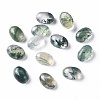 Natural Moss Agate Cabochons G-F697-E01-1