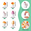 30Pcs 6 Styles Mushroom Series Resin Display Decorations DJEW-TA0001-21-4
