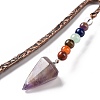 Natural Amethyst Bookmark AJEW-C025-01F-4