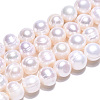 Natural Cultured Freshwater Pearl Beads Strands PEAR-N013-17N-01-5