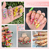 60G 6 Style Handmade Polymer Clay Cabochons PORC-TA0001-08A-7