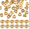 50Pcs Rack Plating Brass Beads KK-SC0005-14-1