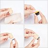 CHGCRAFT 24Pcs 2 Styles Self Adhesive Plastic Furniture Sliders FIND-CA0001-92-5