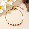 Bohemian Natural Carnelian Link Bracelets for Women QH7010-3-2