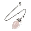 Natural Rose Quartz Dowsing Pendulum Pendants GG-CBA6D08-A05-1