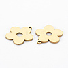 Ion Plating(IP) 201 Stainless Steel Pendants STAS-Q240-065G-2