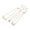 3Pcs Alloy Rhinestones Anklets LS-AJEW-S083-01G-02-2