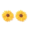 Opaque Flatback Resin Cabochons Accessories RESI-TAC0003-30B-04-1
