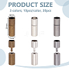 30Pcs 3 Colors Brass Bayonet Clasps KK-OC0001-60A-2