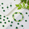 100Pcs Spray Painted Glass Beads GLAA-DC0001-50-5