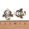 Halloween Alloy Enamel Pendants STAS-I354-01G-G-3
