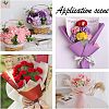 Fingerinspire 3Pcs 3 Colors Cotton Knitting Artificial Flower AJEW-FG0001-80-7