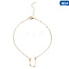 Twelve Constellation Alloy Crystal Rhinestone Link Chain Anklets for Women FS-WG97E4C-11-1