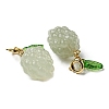 Natural Xiuyan Jade Grapes Pendant Decorations X-G-R489-08G-3