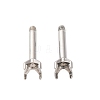 304 Stainless Steel Stud Earring Findings STAS-B091-02C-03P-1