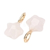 Natural Rose Quartz Pendants GG-CBAE2A3-02G-03-2
