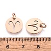 304 Stainless Steel Charms STAS-Q201-T445-1R-3