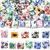 Printed Porcelain European Beads FIND-CJZ0001-003-1
