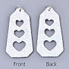 PU Leather Big Pendants FIND-R084-03-2
