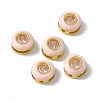 Rack Plating Brass Cubic Zirconia Beads KK-C007-15G-05-2