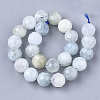 Natural Aquamarine Beads Strands X-G-S345-10mm-013-2