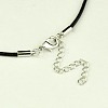 Waxed Cotton Cord Necklace Making X-NJEW-A279-2.0mm-01-2