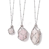 Non-Tarnish 3Pcs 3 Styles 304 Stainless Steel Necklace Makings NJEW-JN04899-01-2