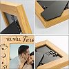 Natural Wood Photo Frames DIY-WH0234-012-4