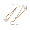 Natural Cultured Freshwater Pearl Dangle Earrings EJEW-JE05936-02-4