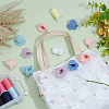 12Pcs 6 Colors Flower Shape Cotton Knitted Costume Ornament Accessories DIY-FG0005-34-5